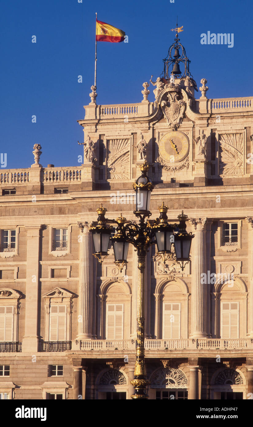 Il Palazzo del Royal portale del palazzo reale il palazzo della famiglia reale Madrid Spagna Foto Stock