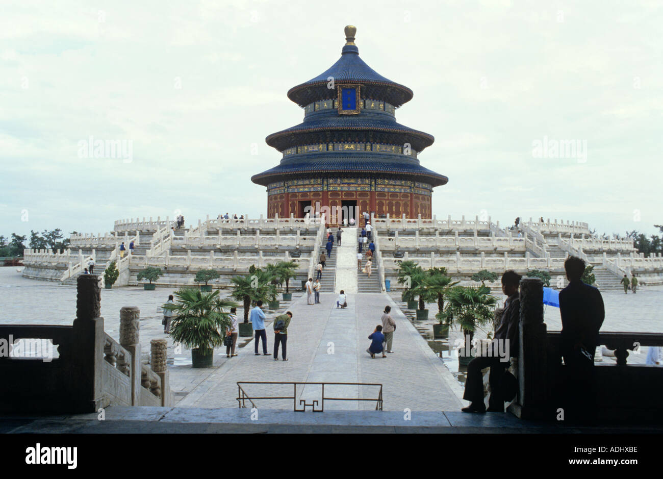 Pechino Pechino il Tempio del Cielo si risale alla Dinastia Ming Una D 1368 ad AD1644 ed è il classico esempio vecchia Cina Foto Stock