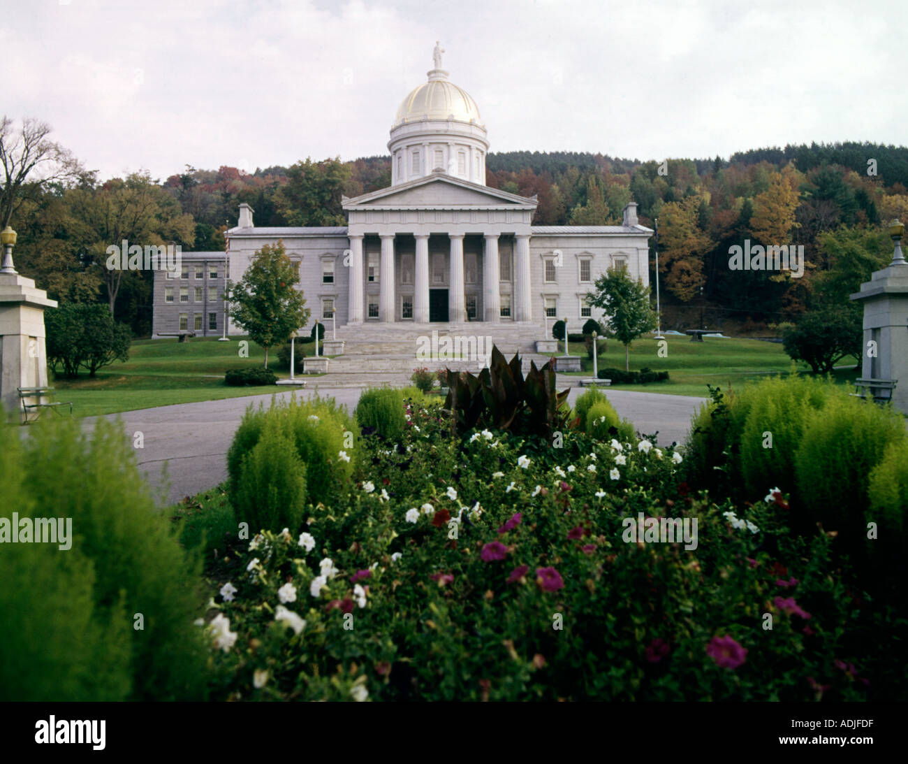 Stato del Vermont Capitol Building a Montpelier nel Vermont Foto Stock