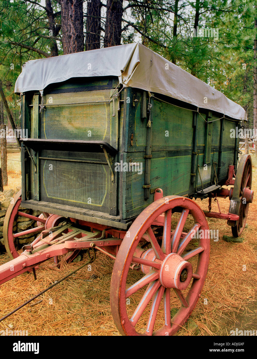 Carro merci Oregon High Desert Museum Oregon Foto Stock