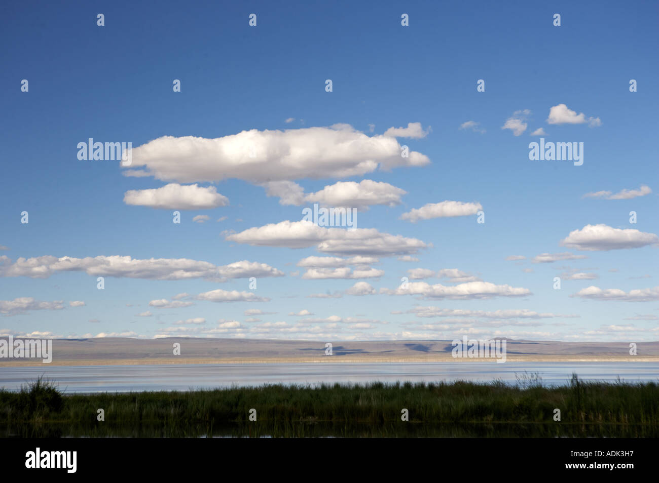 Nubi sul fiume Chewaucan Oregon Foto Stock