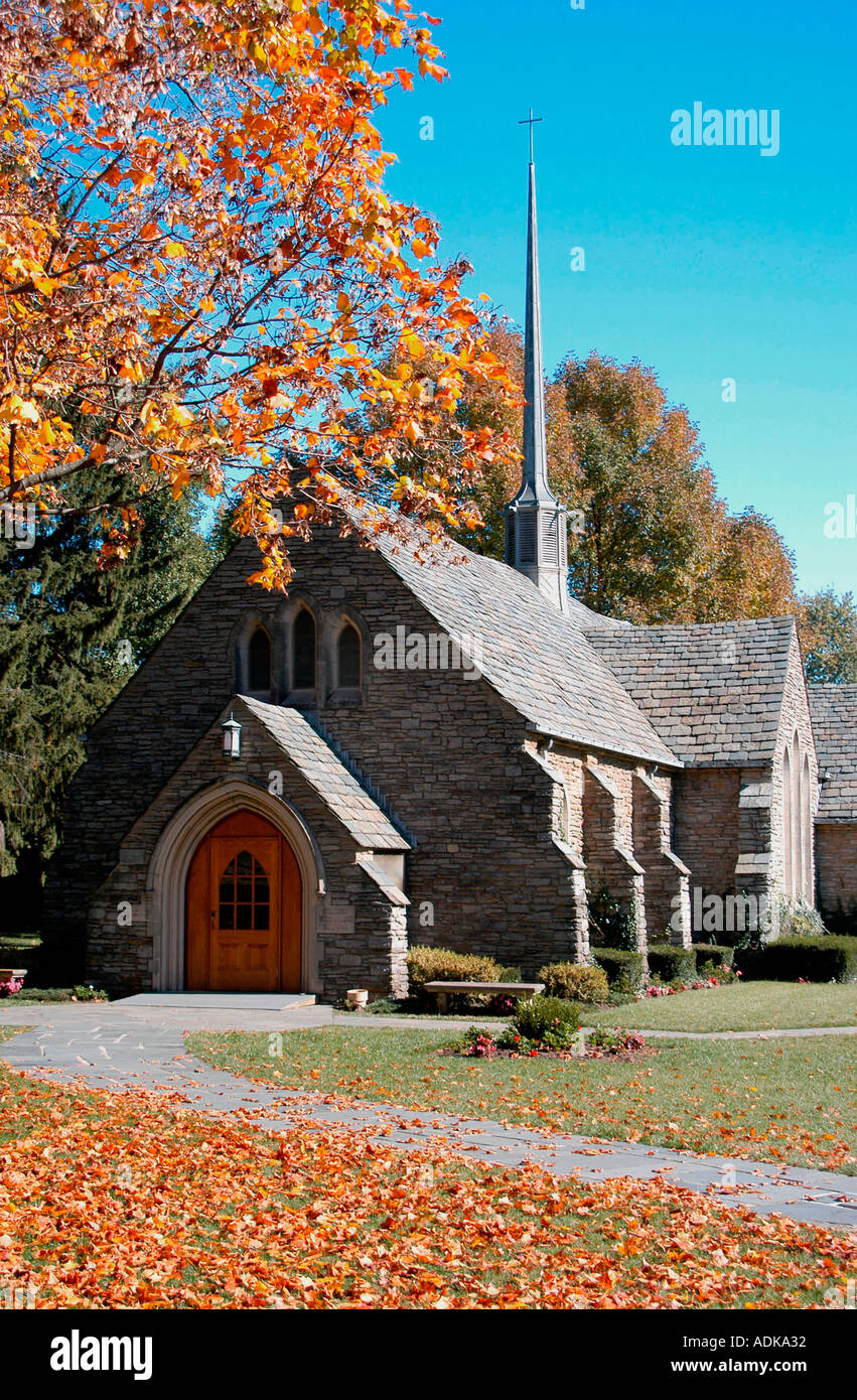 Piccola cappella del cimitero Duncan Memorial Foto Stock