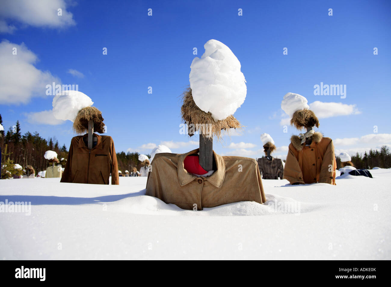 La tranquilla/ popolo silenzioso, la Lapponia finlandese Foto Stock