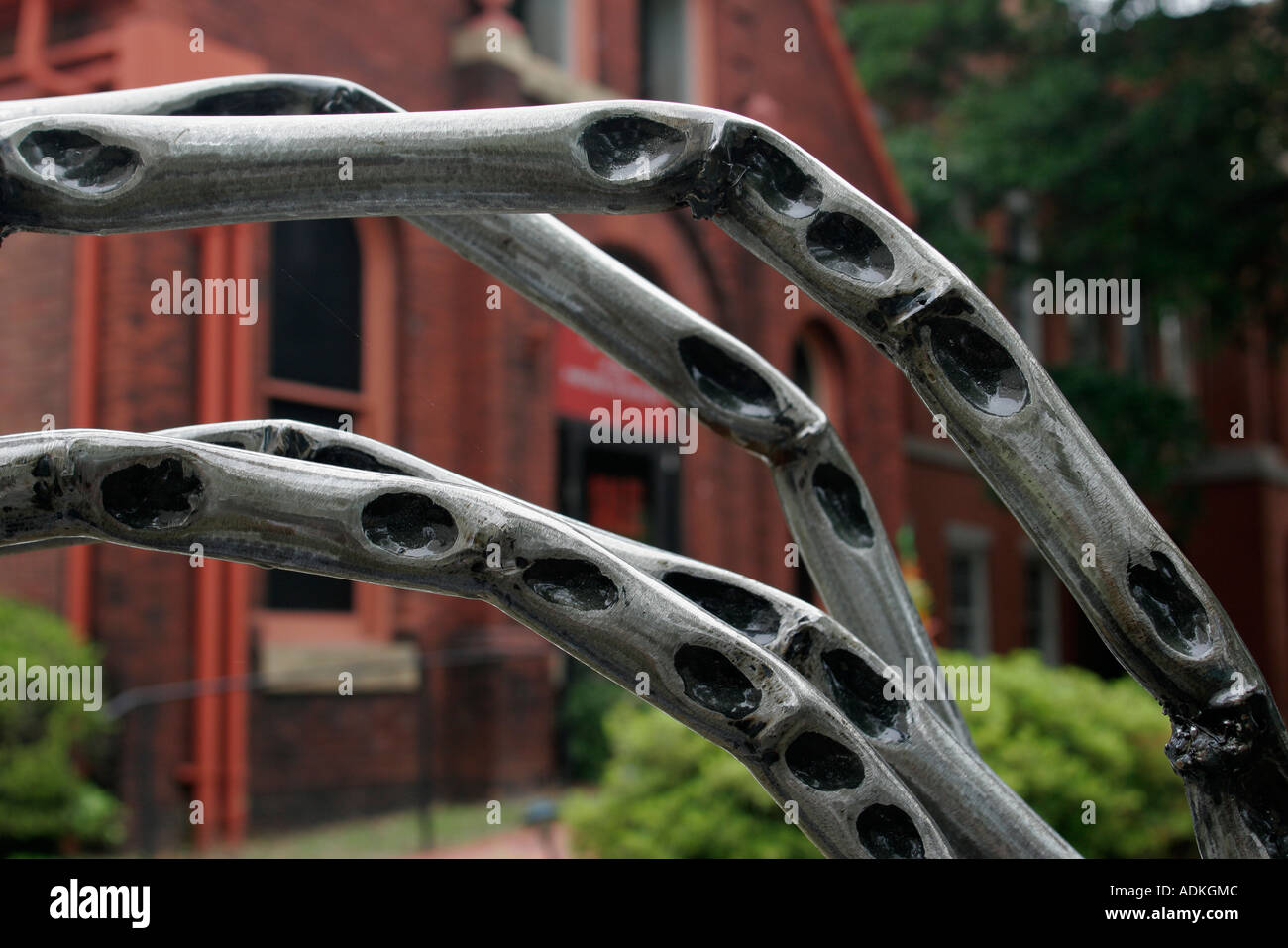 Portsmouth Virginia, Courthouse Galleries Museum, storia, scultura, dettaglio, primo piano, dettagli, visitatori viaggio viaggio turistico terra turismo Foto Stock