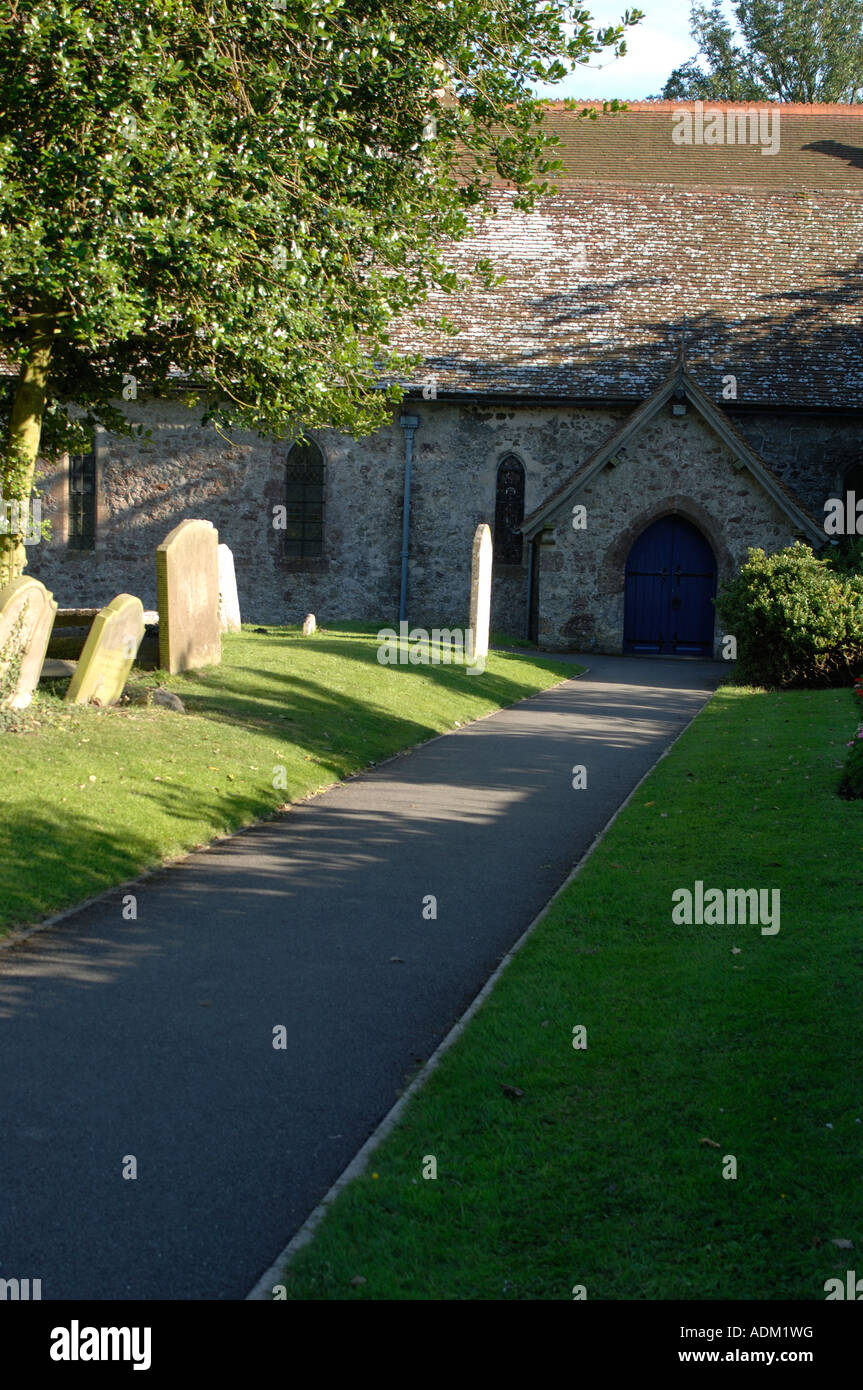 Chiesa Lympne, Kent, Inghilterra Foto Stock