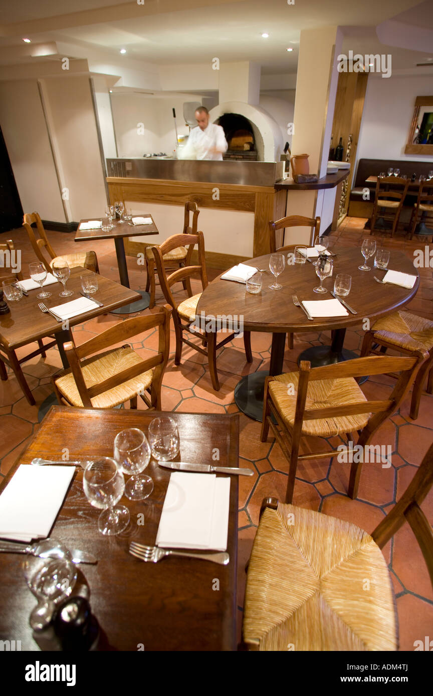 Pizza giusto ristorante London Inghilterra England Foto Stock