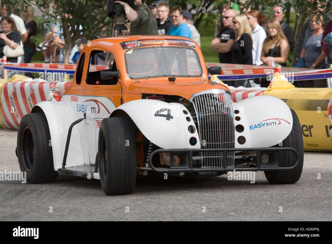 Leggende kart veicolo Suomussalmi Finlandia Foto Stock