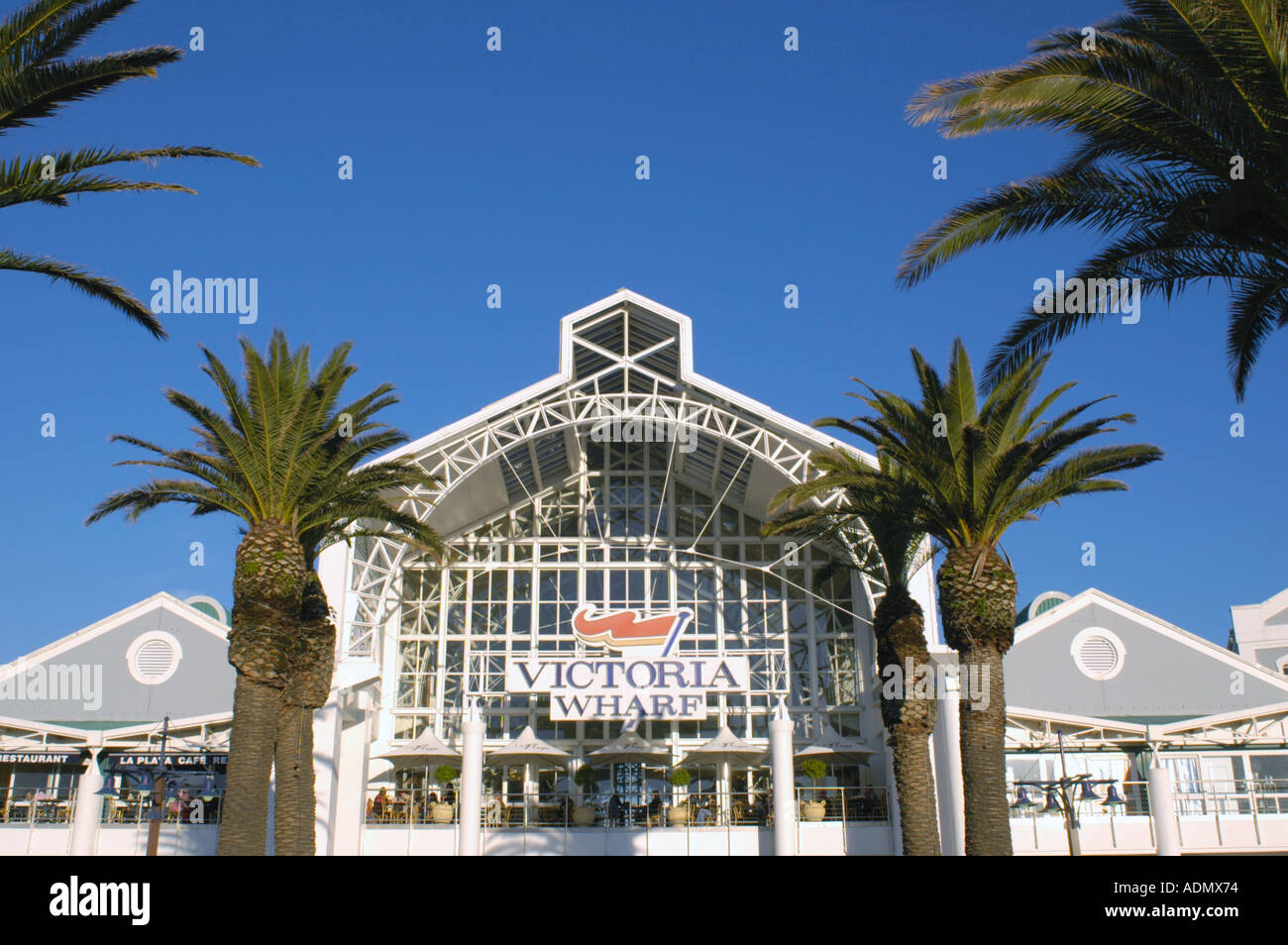 Victoria Wharf Città del Capo Sud Africa Harbour Front Foto Stock