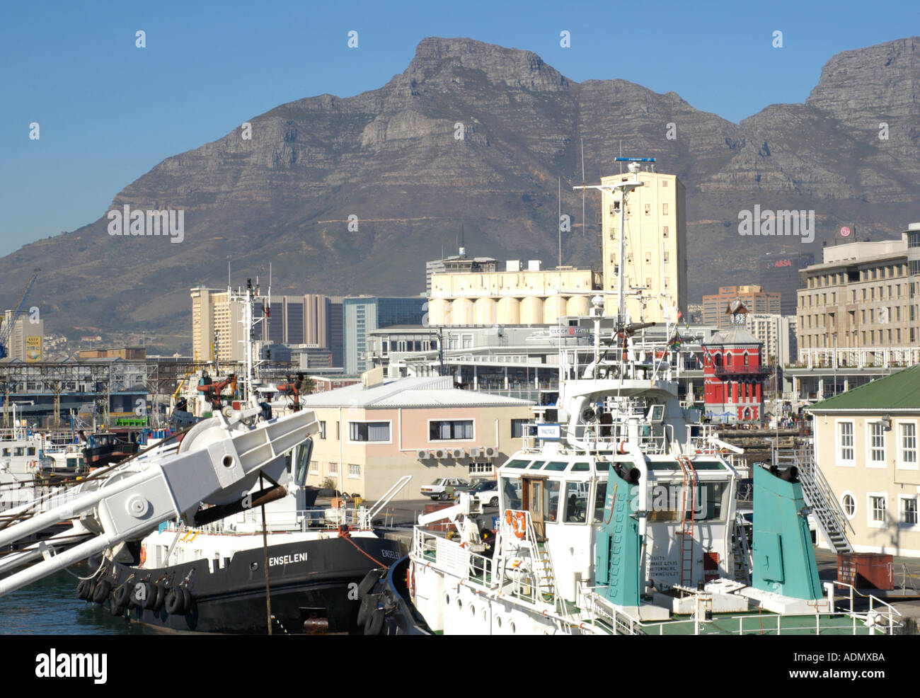 Città del Capo Sud Africa Harbour Front Foto Stock
