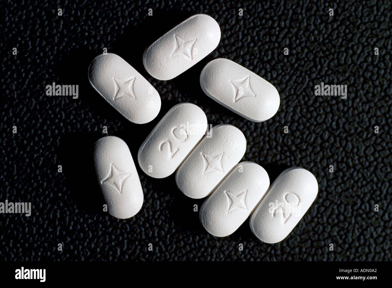 Compresse di medicina di prescrizione Bextra Foto Stock