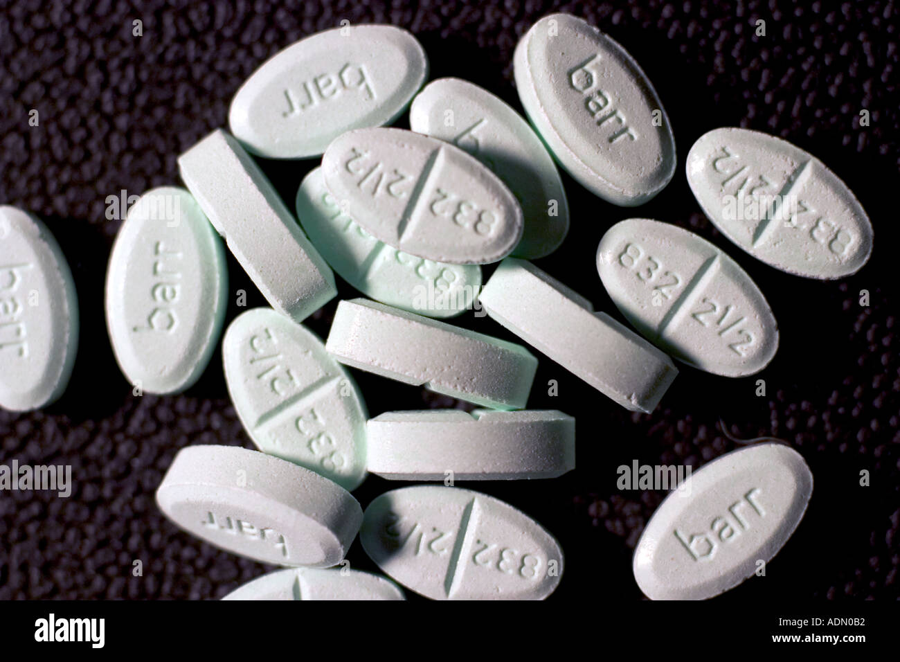 Compresse di Warfarin la prescrizione di sodio anti coagulante Foto Stock