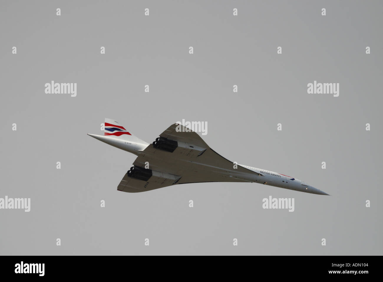 Concorde G BOAF Ultimo volo per Filton Bristol REGNO UNITO 26 novembre 2003. Foto Stock