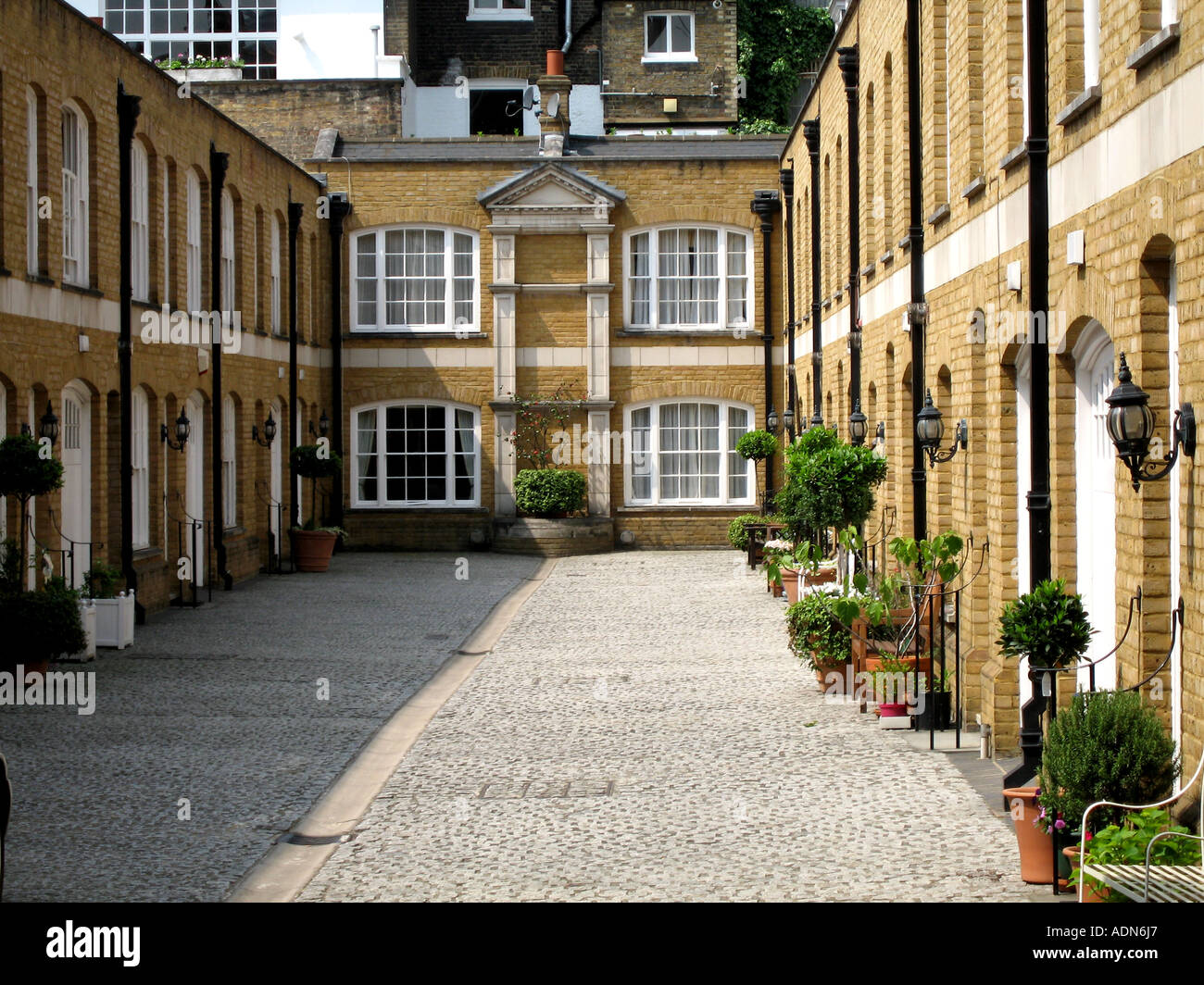 Beverston Mews Marylebone Londra Foto Stock