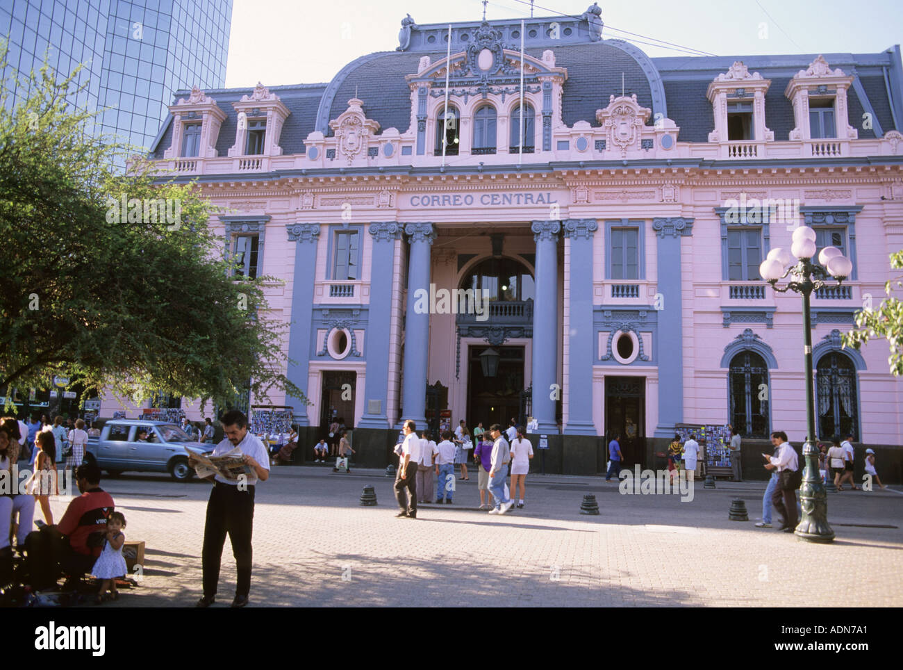 La Posta Centrale di Santiago del Cile Foto Stock