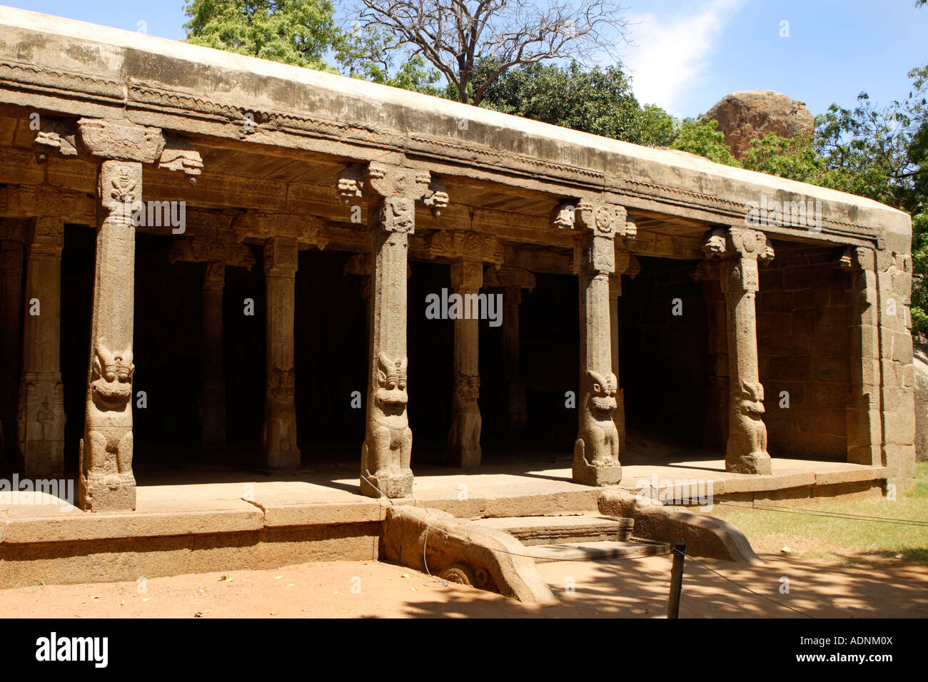 Mahabalipuram UNESCO World Heritage Site vicino a Chennai Tamil Nadu India Asia Foto Stock