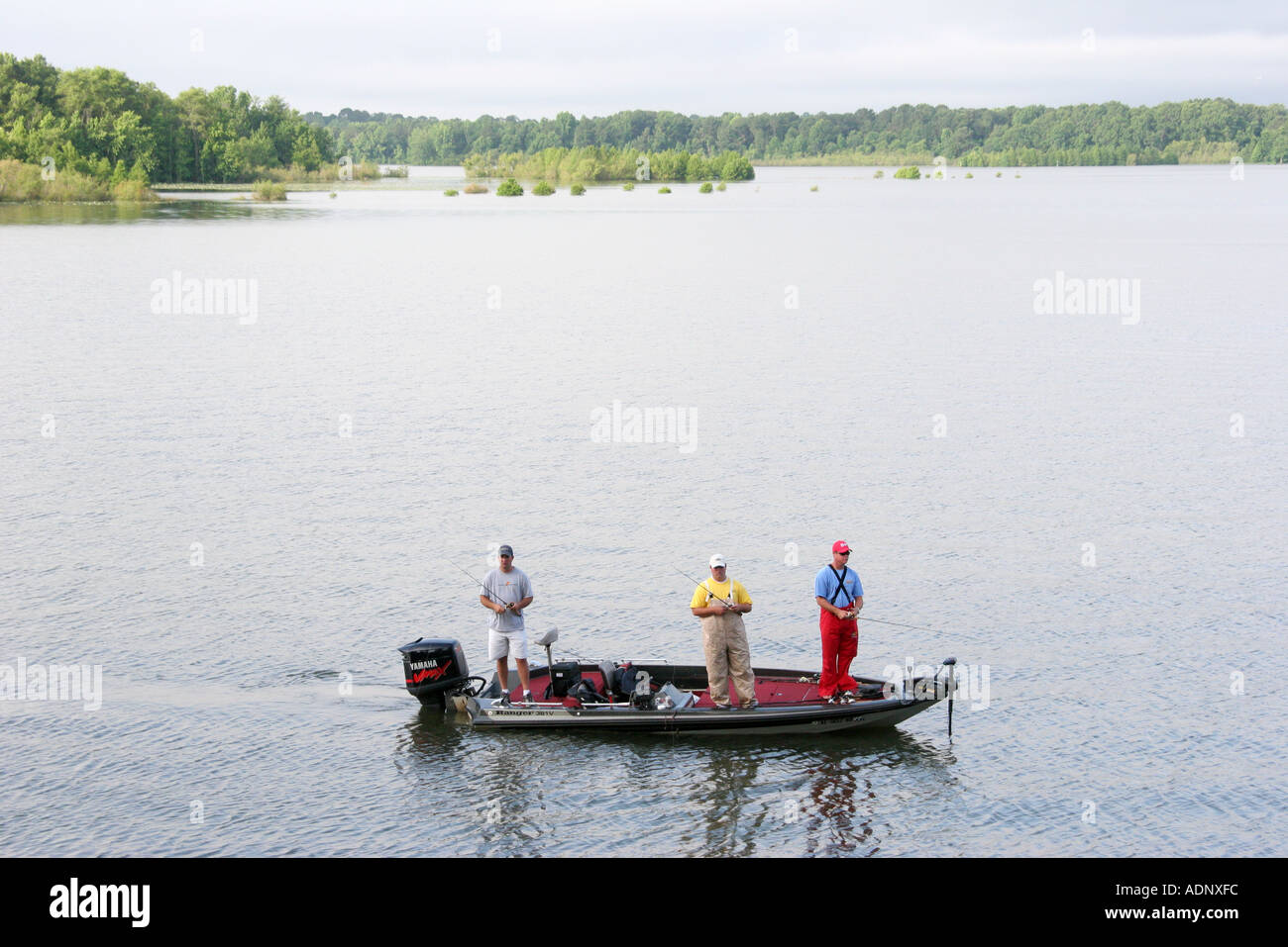Alabama Lake Eufaula, Lakepoint Resort state Park, Chattahoochee River Water Eufaula National Wildlife Refuge, pesca, i visitatori viaggio tou tour Foto Stock