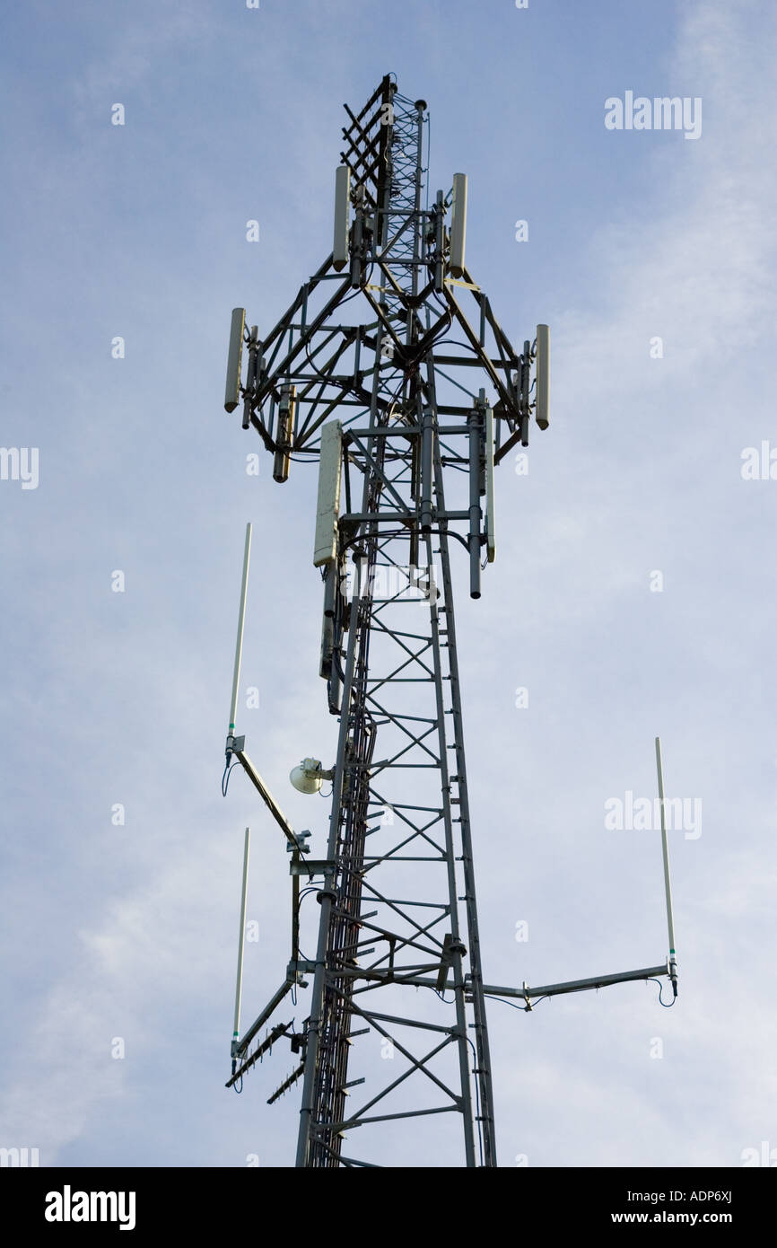 Mobile phone mast Gloucestershire Regno Unito Foto Stock