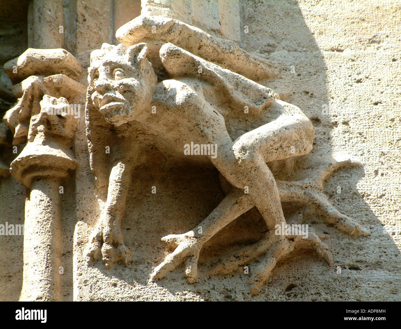 Spagna, Comunidad Valenciana, Valencia, La Lonja, seta Exchange, gargoyle Foto Stock