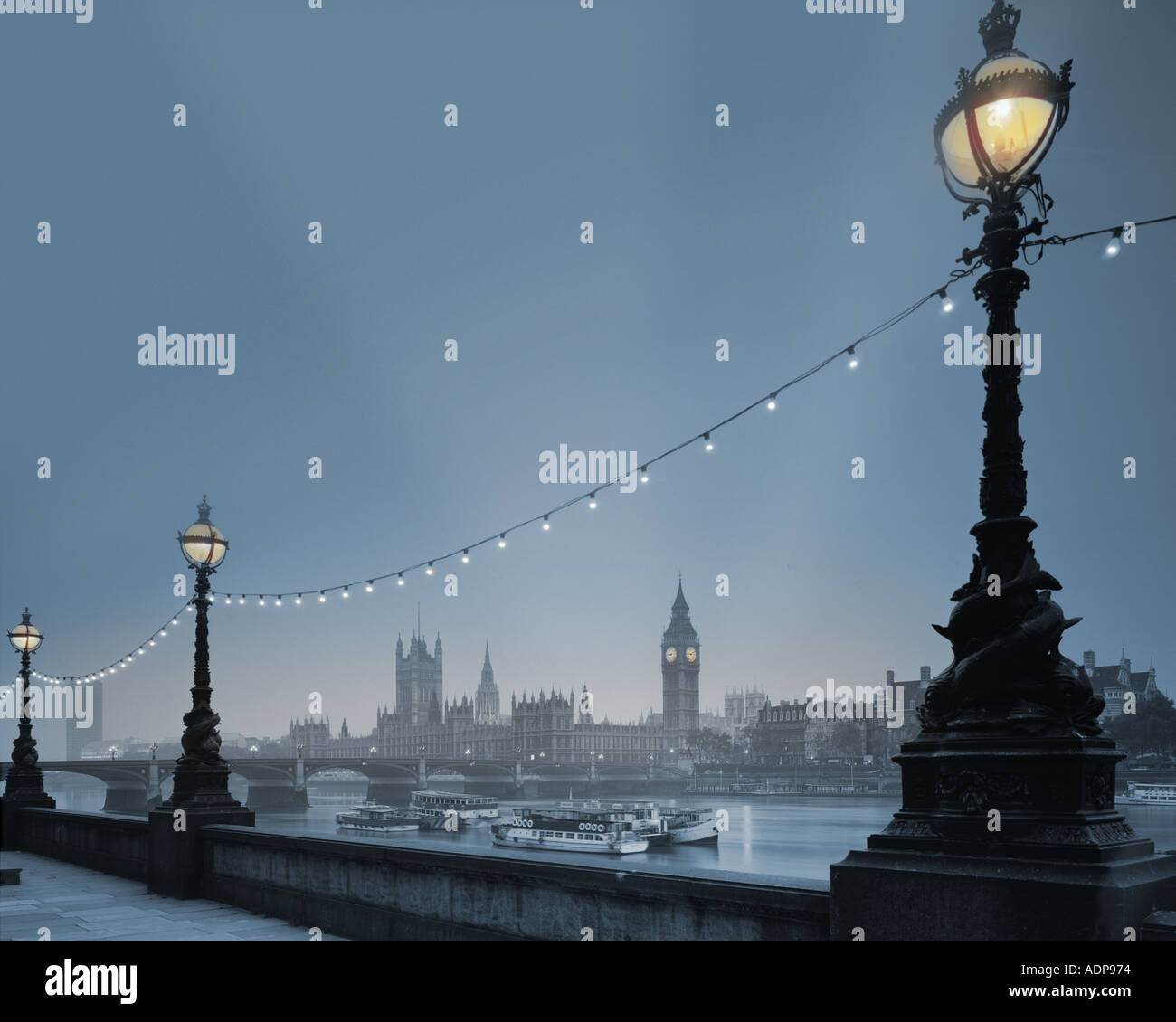 Gb - LONDRA: case del parlamento di Westminster Foto Stock