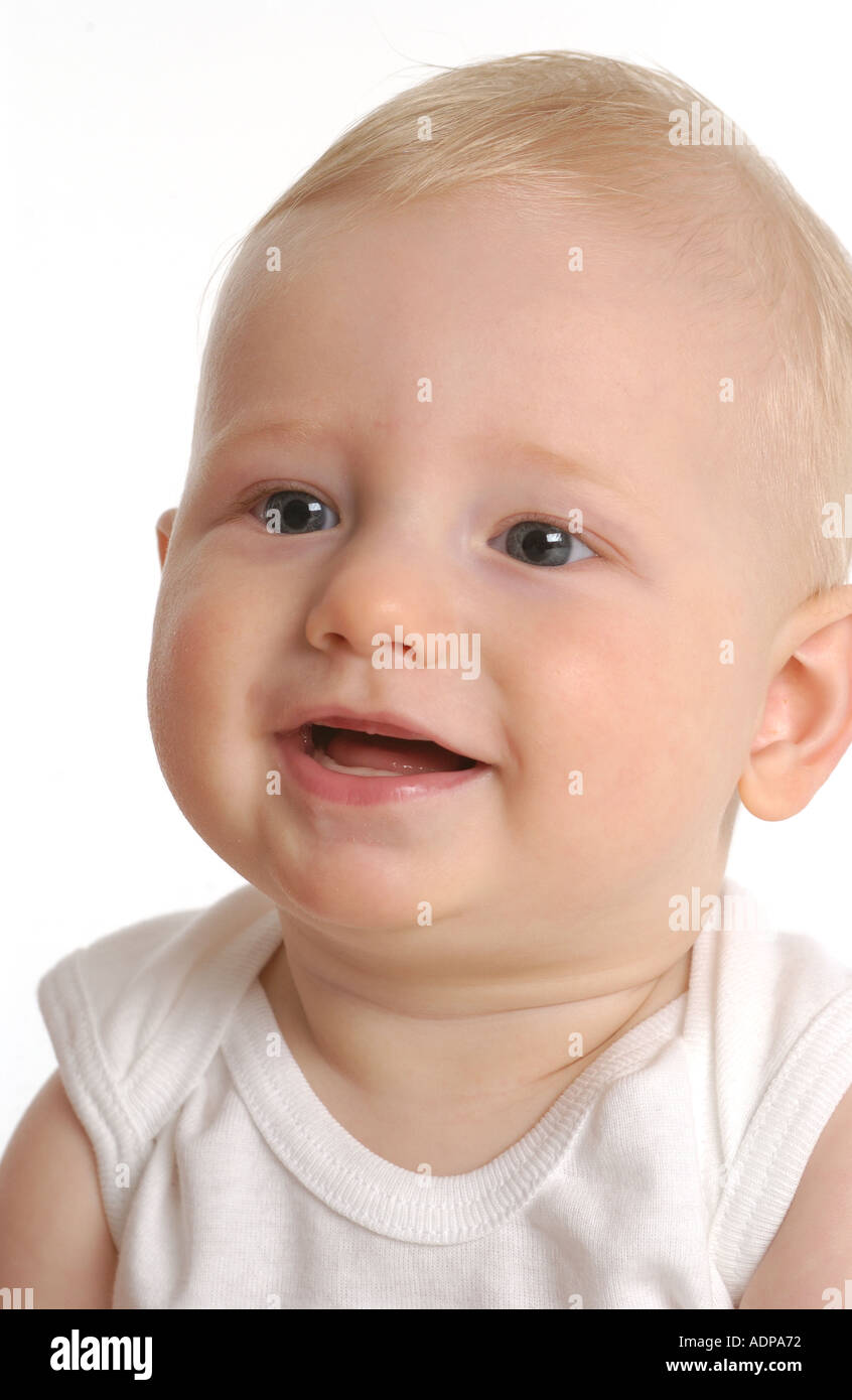 Ritratto di un simpatico baby boy Foto Stock