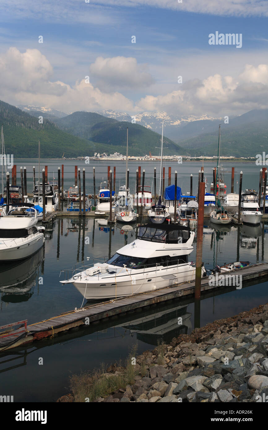 Marina a Bay Minette Kitimat British Columbia Foto Stock
