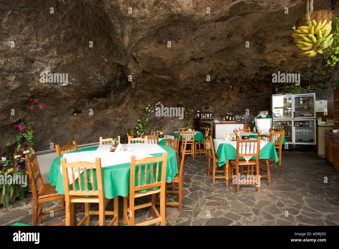 Il ristorante La Cuevita in Playa Santiago Isole Canarie La Gomera Foto Stock