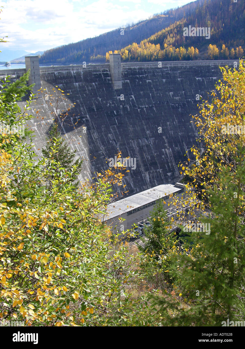 Hungry Horse Dam Montana USA Foto Stock