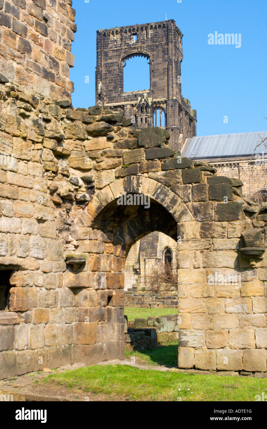 Abbazia di Kirkstall Leeds REGNO UNITO Foto Stock