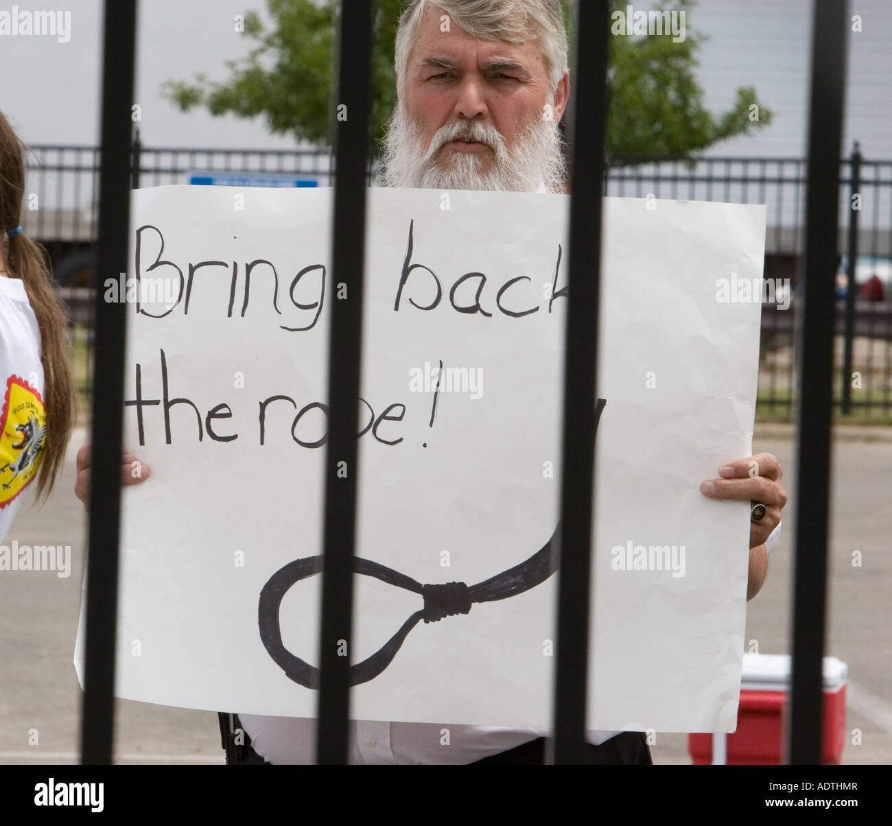 Rally di neo-Nazi Foto Stock