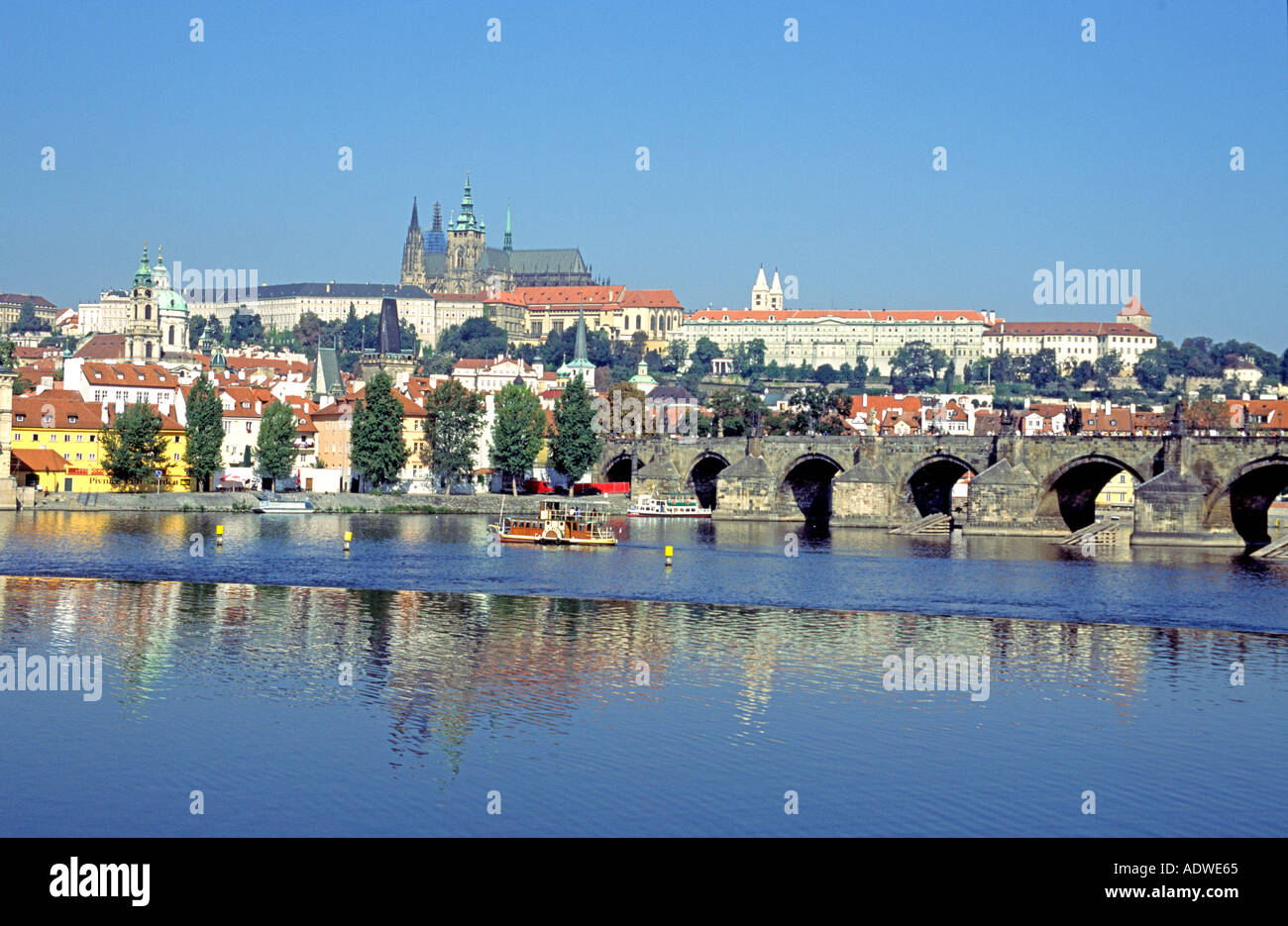 Praga, la capitale della Repubblica ceca Foto Stock