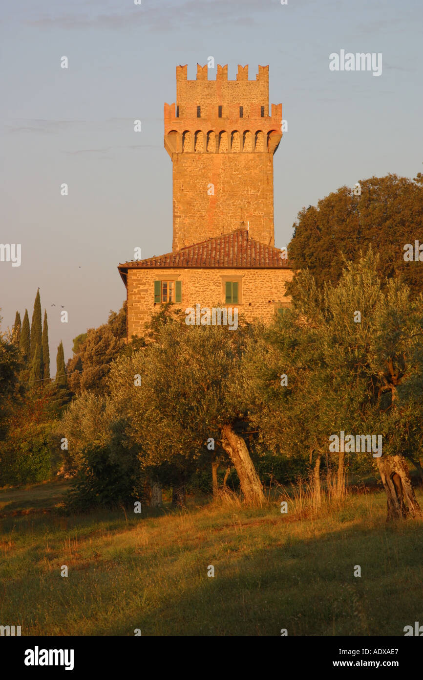 Il Palazzone di Cortona Italia Foto Stock