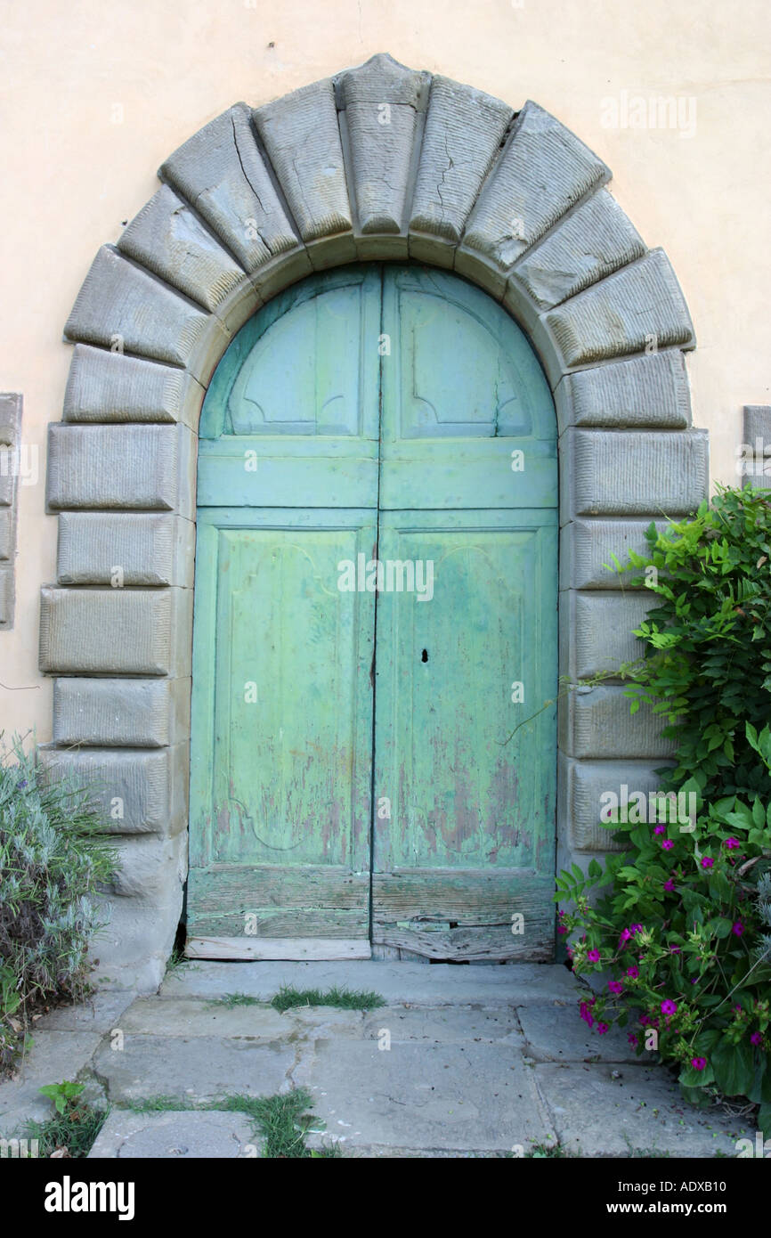 Porta il Palazzone Cortona Italia Foto Stock