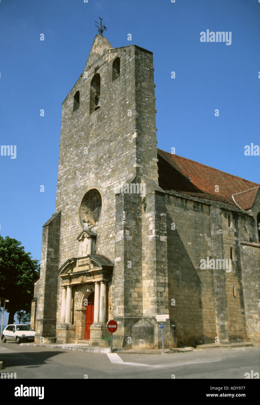 L Eglise a Domme Foto Stock