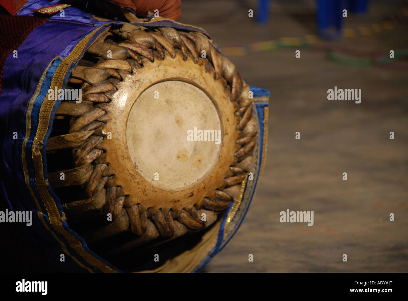 MADHALAM un tradizionale strumento musicale KERALA Foto Stock