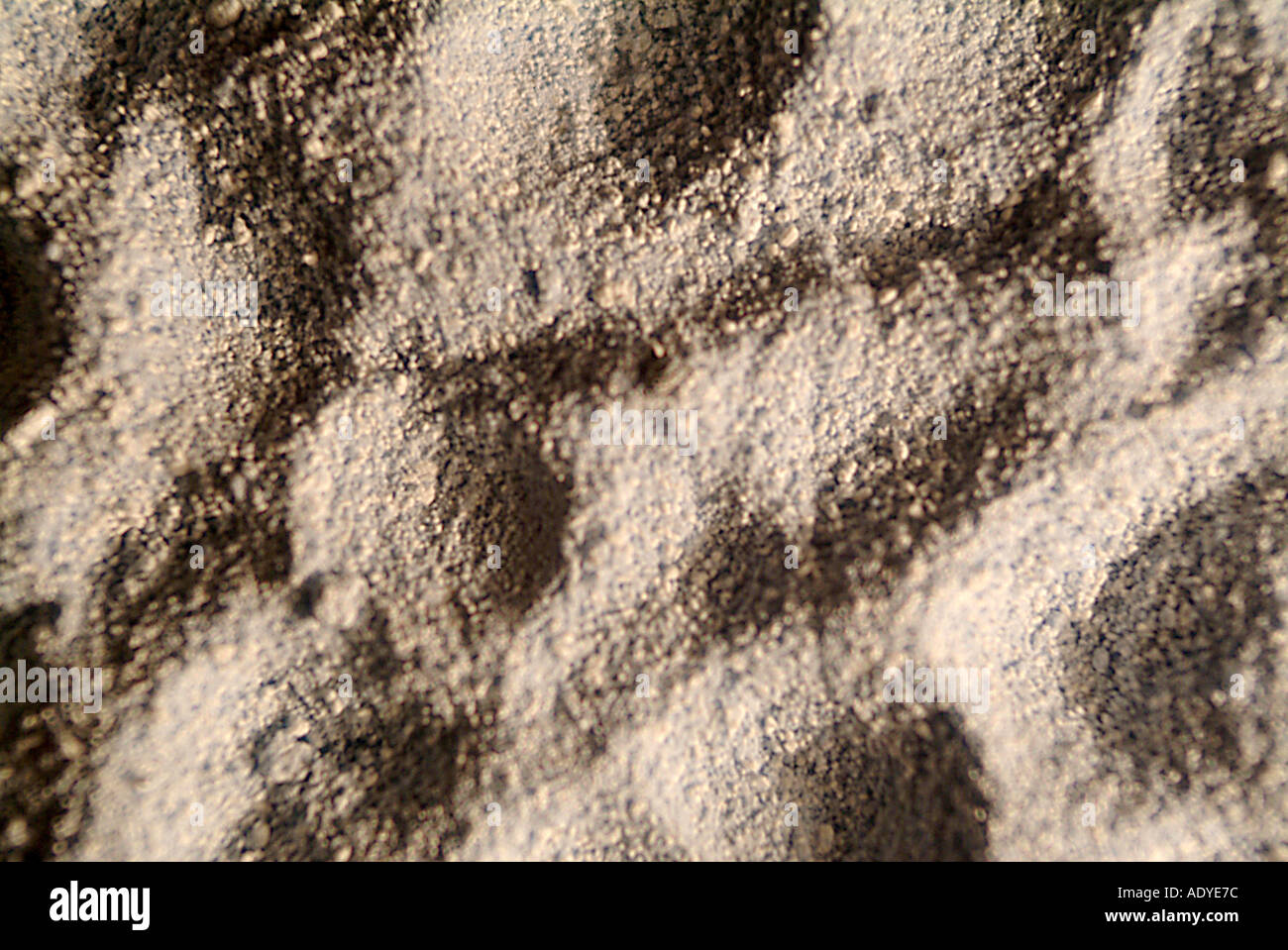 Gli sfondi di sabbia i chicchi di grano irregolare spiaggia deserta varie texture di sfondo Foto Stock