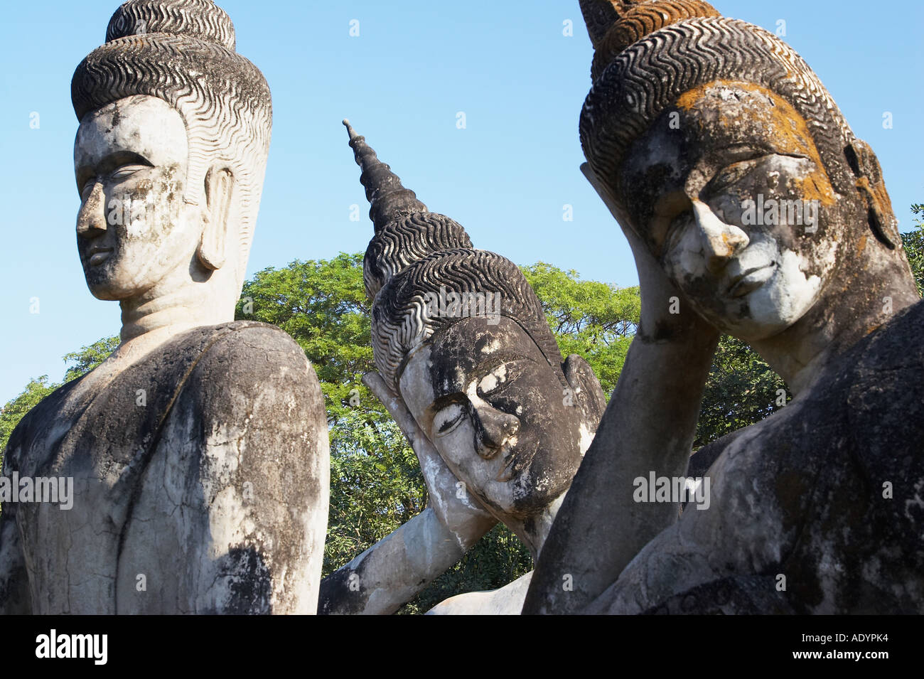 Statue Xieng Khuan ( Buddha Park ) Foto Stock