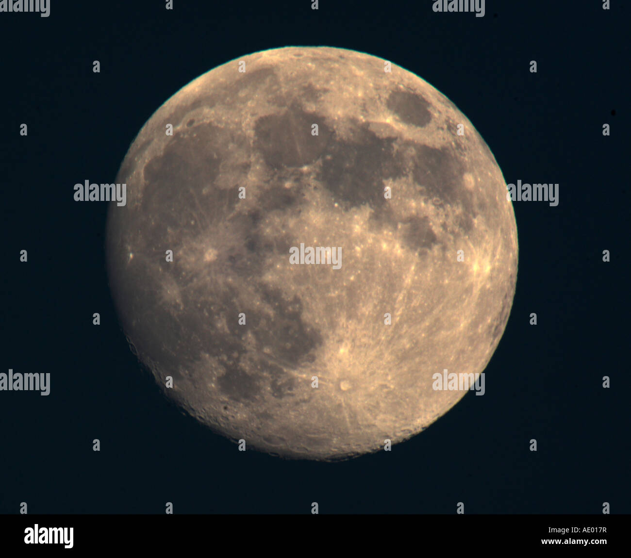 Luna piena, in Germania, in Baviera Foto Stock