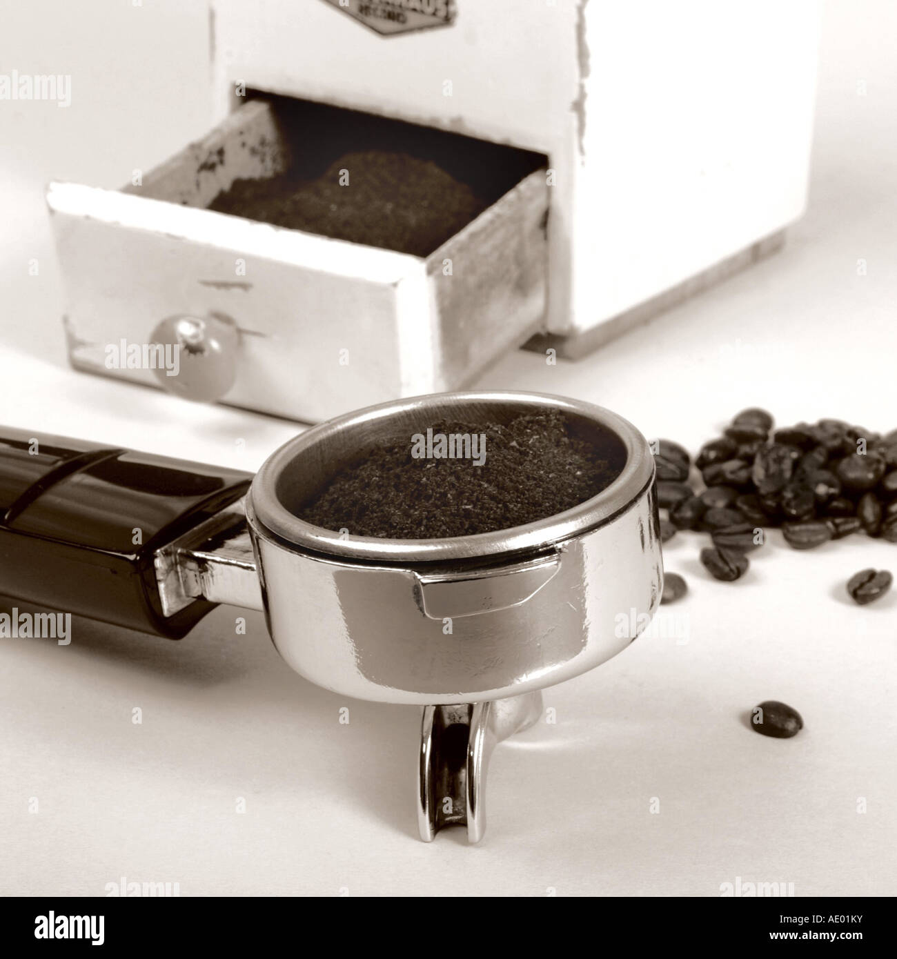 laminatoio di caffè Foto Stock