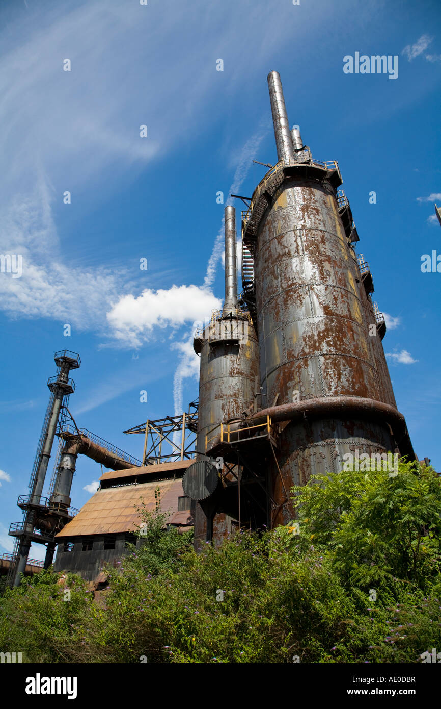 Chiuso Bethlehem Steel Mill Luglio 2007 Foto Stock