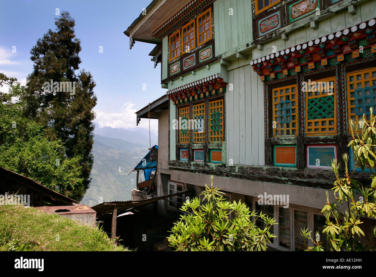 Pemmayangtse Monastero, ortografia, Sikkim, India Foto Stock
