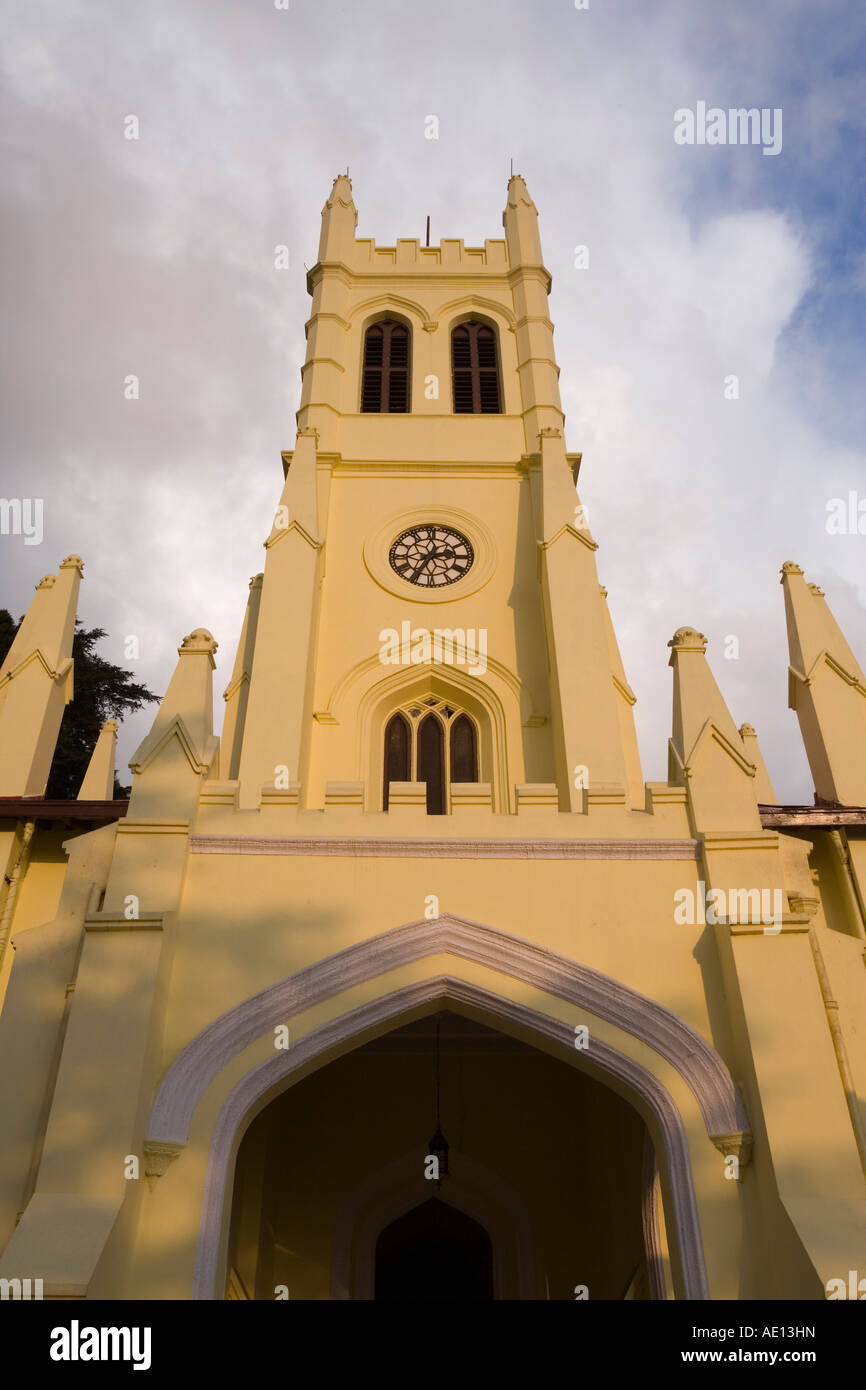 Cattedrale di St Michaels a Shimla Shimla Hill Station Mall Himachal Pradesh India Foto Stock