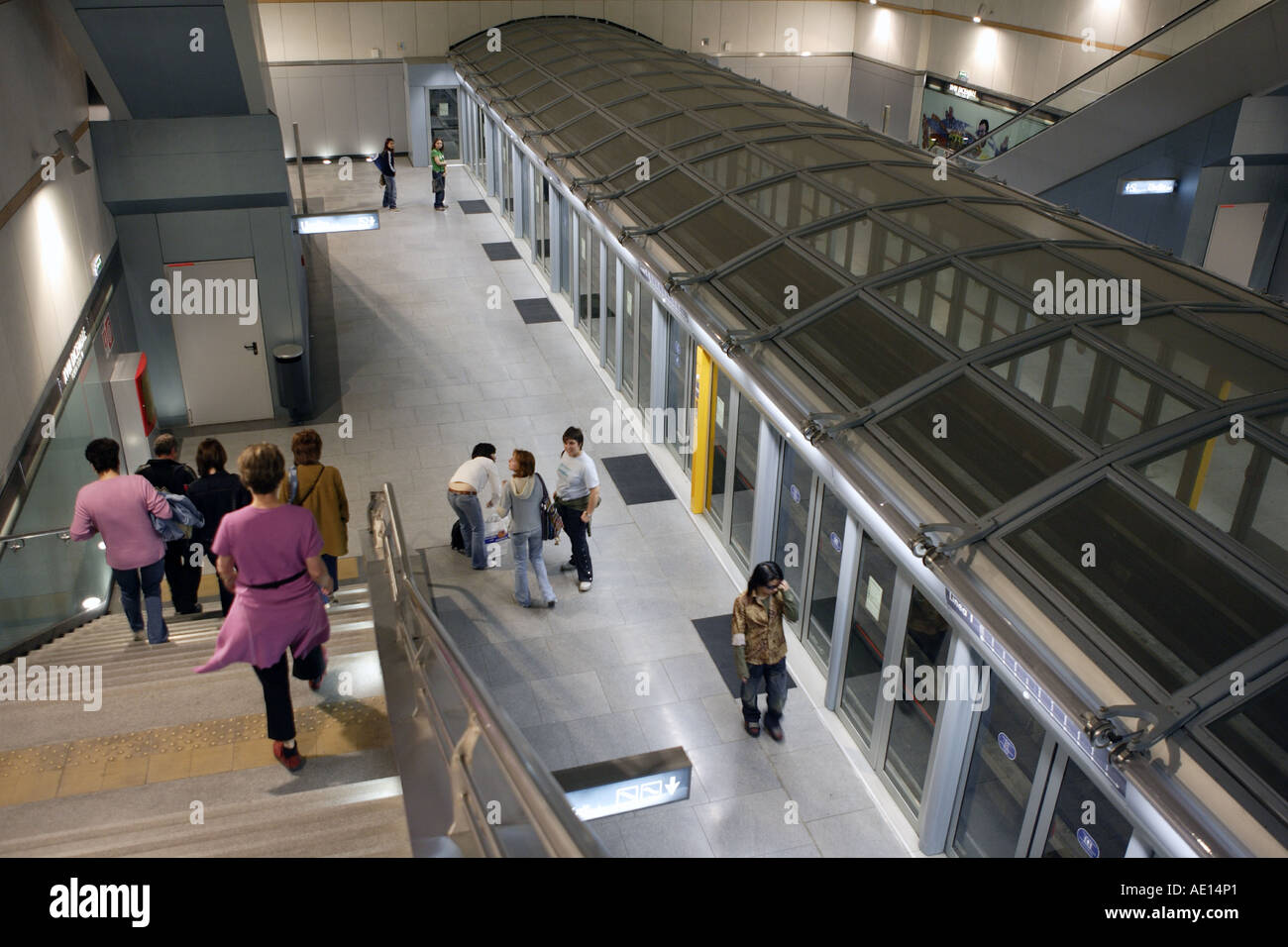 La metropolitana di Torino, Italia Foto Stock