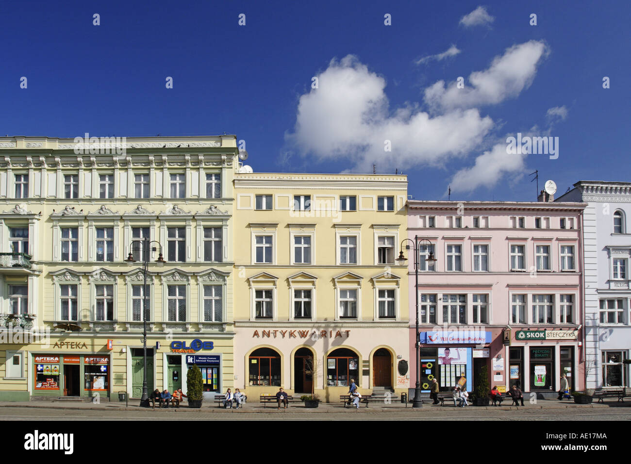 Il Vecchio Mercato, Bydgoszcz, Polonia Foto Stock