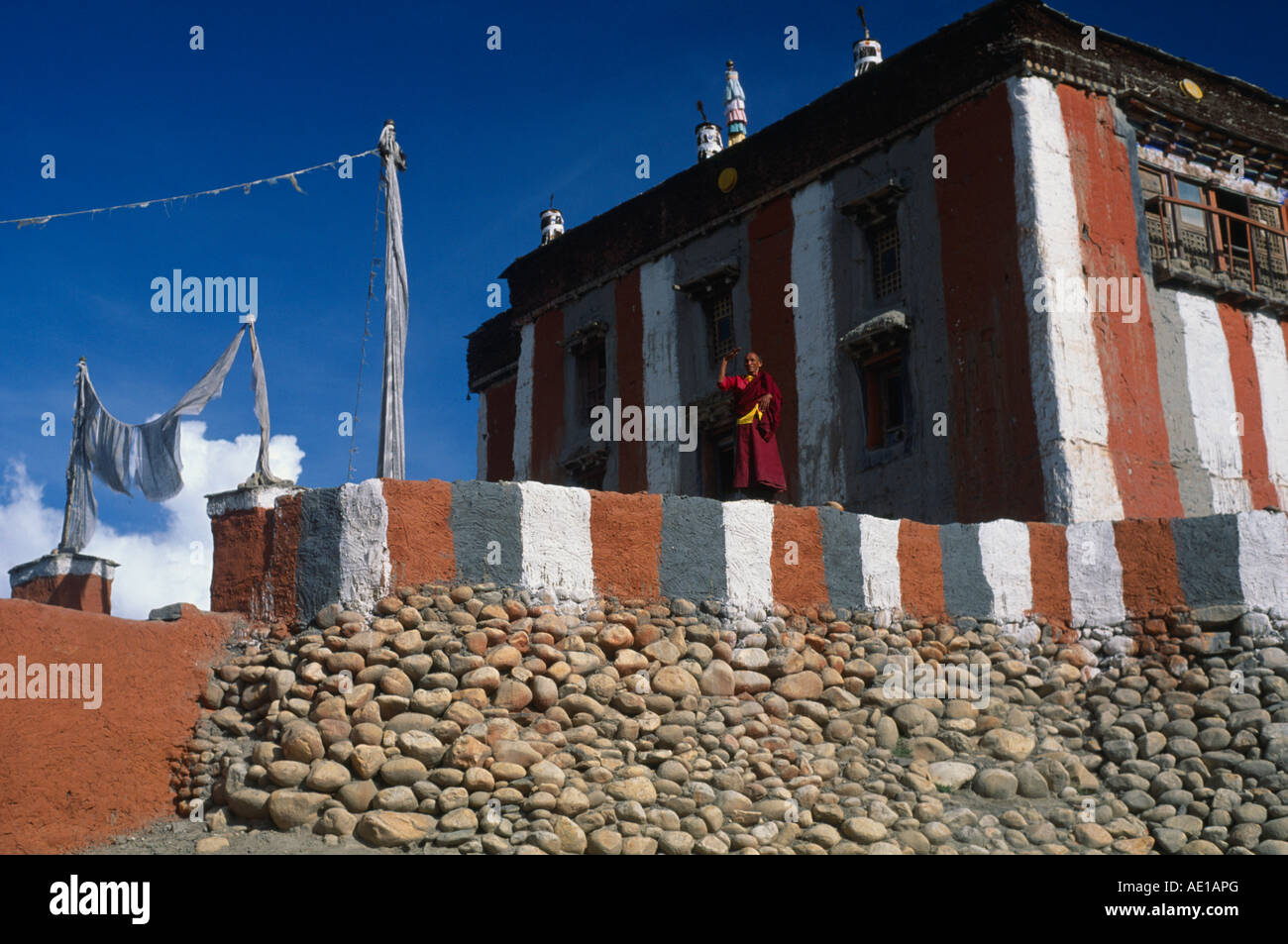 Il Nepal Mustang Tsarang Foto Stock