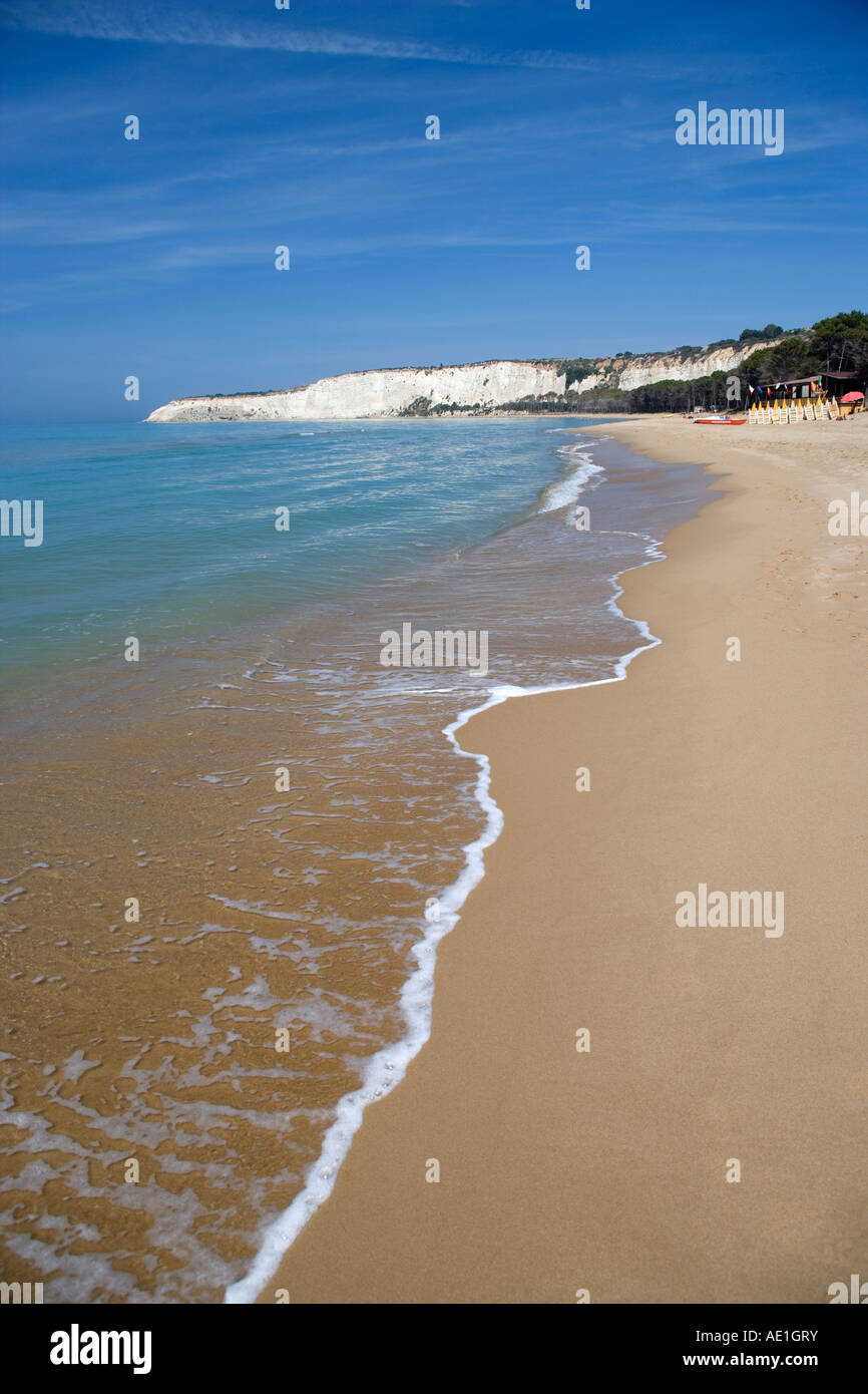 Scena Di Spiaggia Eraclea Minoa Sicilia Italia Foto