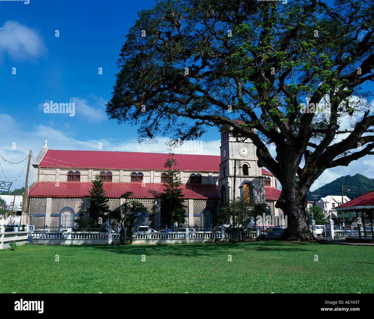 Castries St Lucia Cattedrale dell Immacolata Concezione Foto Stock