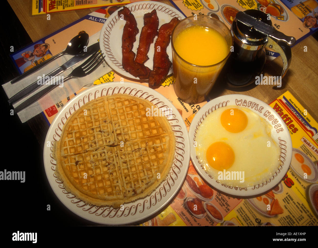 USA la cena prima colazione Foto Stock