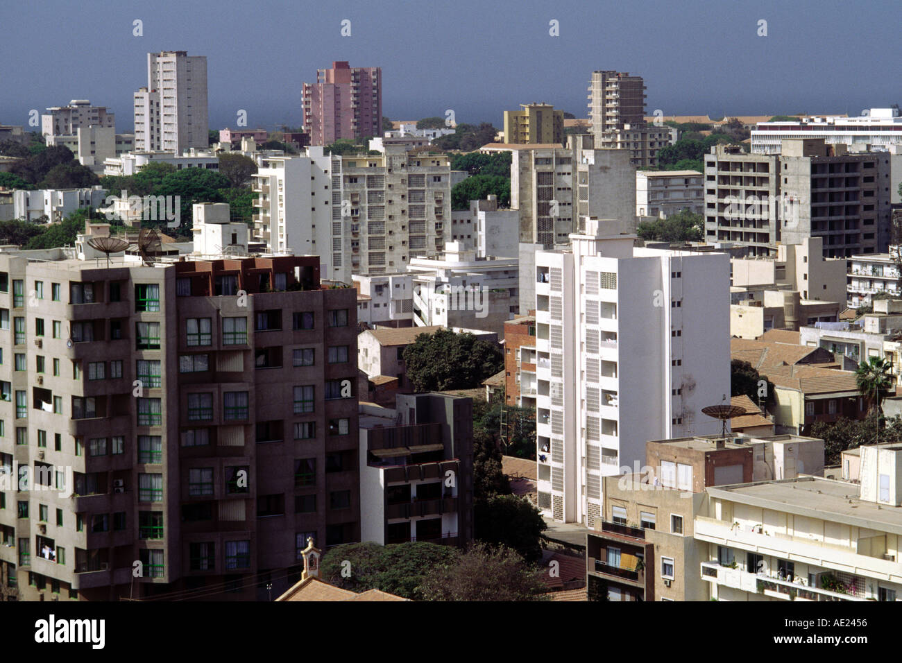Centro citta', Dakar, Senegal Foto stock Alamy
