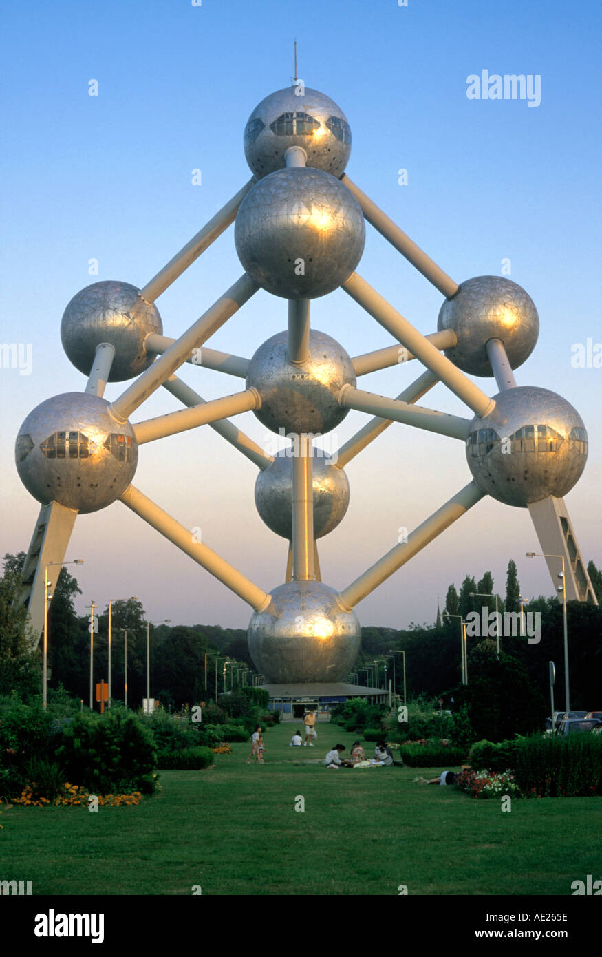 Belgio Bruxelles Atomium Foto Stock