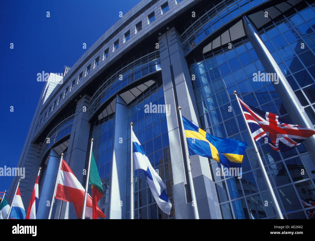 Belgio Bruxelles Parlamento Europeo Foto Stock